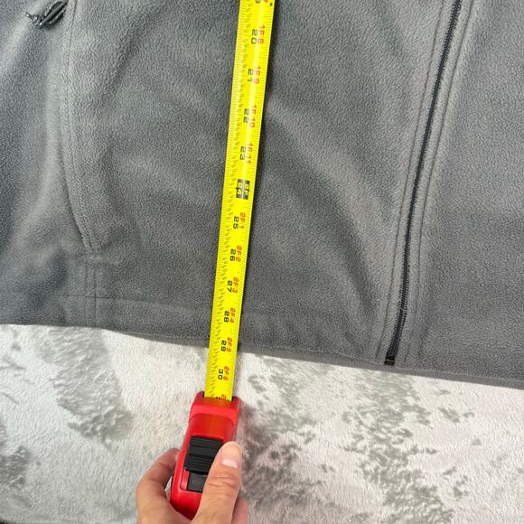 Columbia Men’s Fleece Jacket Gray/Charcoal Full Zip size XXL - Picture 6 of 6